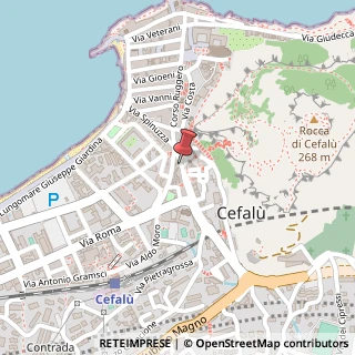 Mappa Via Umberto I°, 28, 90015 Cefalù, Palermo (Sicilia)
