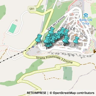 Mappa Piazza Grammatico, 91016 Erice TP, Italia (0.10833)