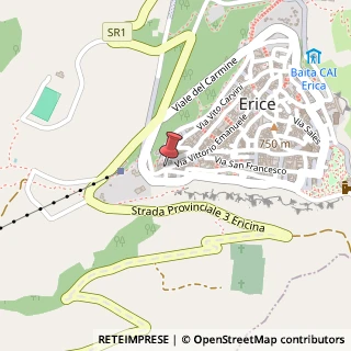 Mappa Via Vittorio Emanuele, 100, 91016 Erice, Trapani (Sicilia)