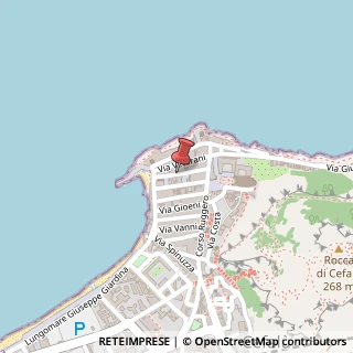 Mappa Via Porto Salvo, 54, 90015 Cefalù, Palermo (Sicilia)