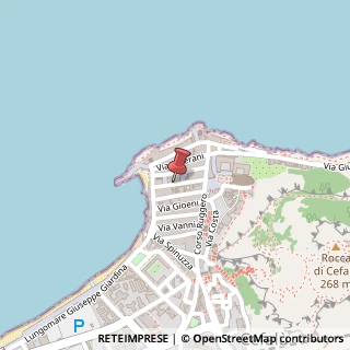 Mappa Via mandralisca 12, 90015 Cefalù, Palermo (Sicilia)