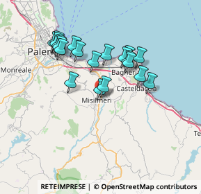 Mappa Corso Gaetano Scarpello, 90036 Misilmeri PA, Italia (7.172)