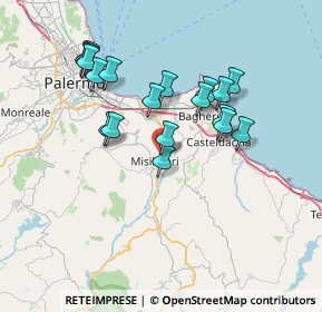 Mappa Corso Gaetano Scarpello, 90036 Misilmeri PA, Italia (7.44316)