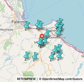 Mappa Corso Gaetano Scarpello, 90036 Misilmeri PA, Italia (6.552)