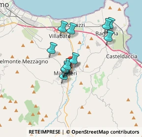 Mappa Corso Gaetano Scarpello, 90036 Misilmeri PA, Italia (2.97833)