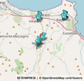 Mappa Corso Gaetano Scarpello, 90036 Misilmeri PA, Italia (4.11667)