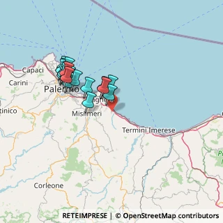 Mappa Via Guglielmo Marconi, 90010 Altavilla Milicia PA, Italia (14.6305)
