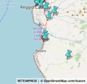 Mappa Crocevia Pellaro, 89100 Reggio di Calabria RC, Italia (6.4605)