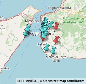 Mappa Crocevia Pellaro, 89100 Reggio di Calabria RC, Italia (8.6275)