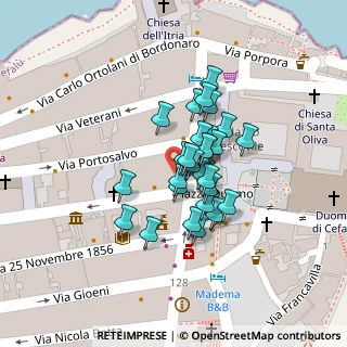 Mappa Via Bevilacqua Pittore, 90015 Cefalù PA, Italia (0.04143)