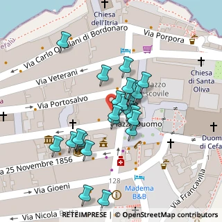 Mappa Piazza del Duomo, 90015 Cefalù PA, Italia (0.032)