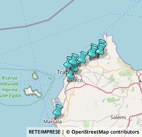 Mappa Via dei Pescatori, 91016 Erice TP, Italia (9.48182)