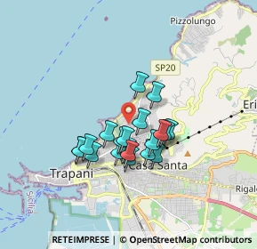 Mappa Via dei Pescatori, 91016 Erice TP, Italia (1.4395)