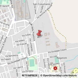 Mappa Tonnara San Cusumano, 91016 Casa Santa TP, Italia, 91016 Erice, Trapani (Sicilia)