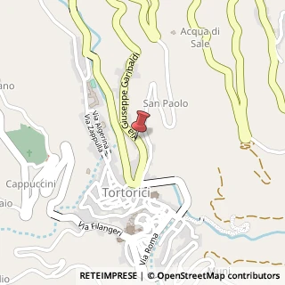 Mappa Via Giuseppe Garibaldi, 61, 98078 Tortorici, Messina (Sicilia)