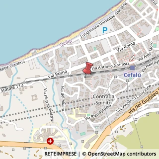 Mappa Via Filippo Juvara, 17, 90015 Cefalù, Palermo (Sicilia)