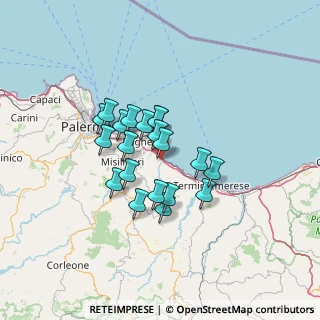Mappa 90010 Altavilla Milicia PA, Italia (11.0165)