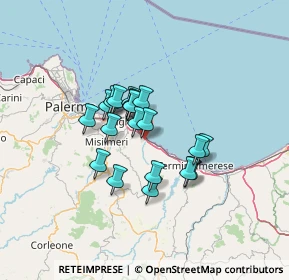 Mappa 90010 Altavilla Milicia PA, Italia (10.3635)