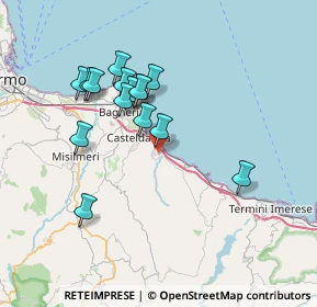 Mappa 90010 Altavilla Milicia PA, Italia (7.28333)