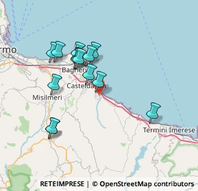 Mappa 90010 Altavilla Milicia PA, Italia (7.33643)