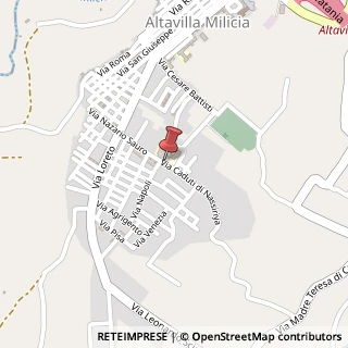 Mappa Via Canneti, 33, 90010 Altavilla Milicia, Palermo (Sicilia)