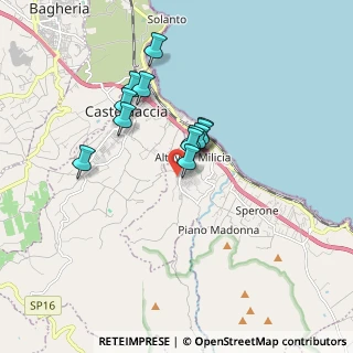 Mappa Via Catania, 90010 Altavilla Milicia PA, Italia (1.48167)
