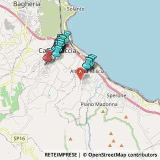 Mappa Via Catania, 90010 Altavilla Milicia PA, Italia (1.8525)