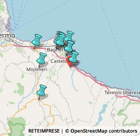 Mappa Via Catania, 90010 Altavilla Milicia PA, Italia (5.78583)