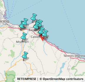 Mappa Via Siracusa, 90010 Altavilla Milicia PA, Italia (6.41769)