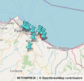 Mappa Via Siracusa, 90010 Altavilla Milicia PA, Italia (10.34364)