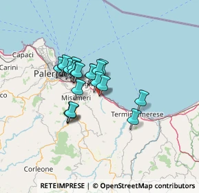 Mappa Via Siracusa, 90010 Altavilla Milicia PA, Italia (10.4385)