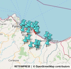 Mappa Via Ragusa, 90010 Altavilla Milicia PA, Italia (10.734)