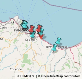 Mappa Via Catania, 90010 Altavilla Milicia PA, Italia (11.9855)