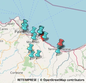 Mappa Via Catania, 90010 Altavilla Milicia PA, Italia (11.7795)