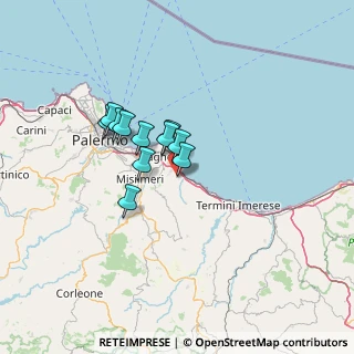 Mappa Via Catania, 90010 Altavilla Milicia PA, Italia (10.34364)