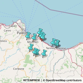 Mappa Via Catania, 90010 Altavilla Milicia PA, Italia (10.88667)