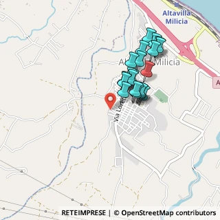 Mappa Via Catania, 90010 Altavilla Milicia PA, Italia (0.429)