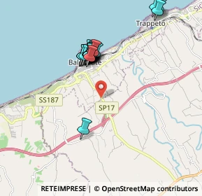 Mappa SP17, 90041 Balestrate PA, Italia (1.968)