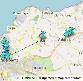 Mappa Via Gian Filippo Guarnotti, 91016 Erice TP, Italia (3.44545)