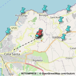 Mappa Via Vittorio Emanuele, 91100 Erice TP, Italia (2.06923)