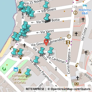 Mappa Via Vanni, 90015 Cefalù PA, Italia (0.08621)