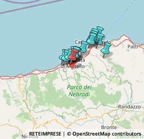 Mappa SP di Iria, 98076 Sant'Agata di Militello ME, Italia (8.85625)