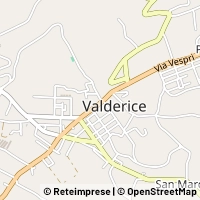 Kaart Valderice