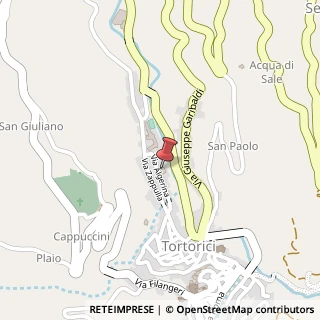 Mappa Via Algerina, 35, 98078 Tortorici, Messina (Sicilia)