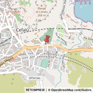 Mappa Via dietro castello, 90015 Cefalù, Palermo (Sicilia)