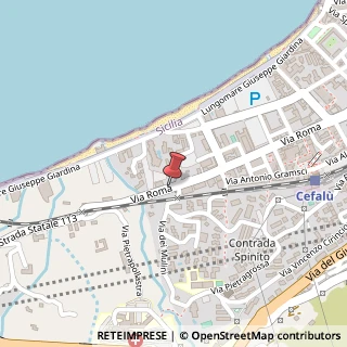 Mappa Via del Redentore, 64D, 90015 Cefalù, Palermo (Sicilia)