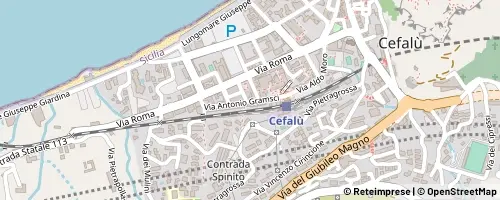 Mappa Cefalù