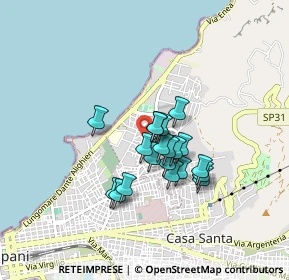 Mappa Via Ciullo d'Alcamo, 91016 Casa Santa TP, Italia (0.68)