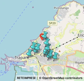 Mappa Via Ciullo d'Alcamo, 91016 Casa Santa TP, Italia (1.60167)