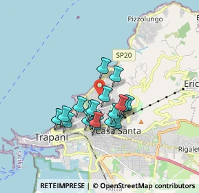 Mappa Via Ciullo d'Alcamo, 91016 Casa Santa TP, Italia (1.518)